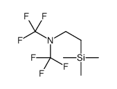 N,N-Bis(trifluoromethyl)-2-(trimethylsilyl)ethanamine结构式
