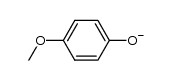 4-methoxyphenolate anion Structure