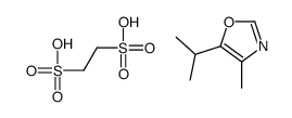 5-Isopropyl-4-methyloxazole 1,2-ethanedisulfonate hydrate Structure