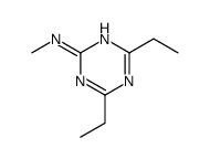 4,6-diethyl-N-methyl-1,3,5-triazin-2-amine Structure