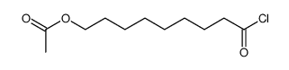 9-acetoxynonanoyl chloride Structure