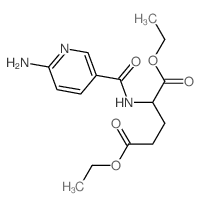 L-Glutamic acid,N-[(6-amino-3-pyridinyl)carbonyl]-, diethyl ester (9CI) Structure