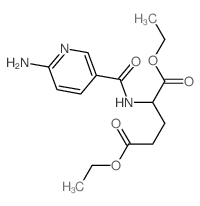 L-Glutamic acid,N-[(6-amino-3-pyridinyl)carbonyl]-, diethyl ester (9CI) structure