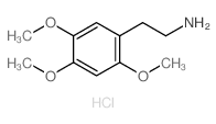 Benzeneethanamine,2,4,5-trimethoxy-, hydrochloride (1:1) picture