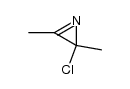 chlorodimethylazirine Structure