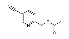 (5-cyano-2-pyridinyl)methylacetate Structure