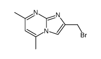 2-(bromomethyl)-5,7-dimethylimidazo[1,2-a]pyridine Structure