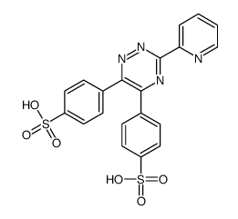 3-(2-Pyridyl)-5,6-bis(4-sulfophenyl)-1,2,4-triazine Structure