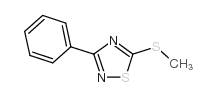 5-methylsulfanyl-3-phenyl-1,2,4-thiadiazole Structure