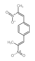 1,4-bis[(E)-2-nitroprop-1-enyl]benzene结构式