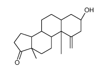 3-hydroxy-1-methyleneandrostan-17-one Structure