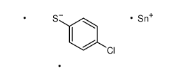 (4-chlorophenyl)sulfanyl-trimethylstannane结构式