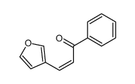 3-(furan-3-yl)-1-phenylprop-2-en-1-one结构式