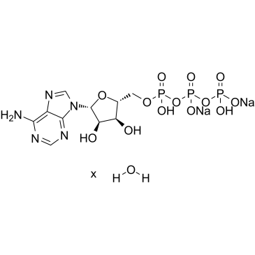 ATP disodium salt hydrate structure