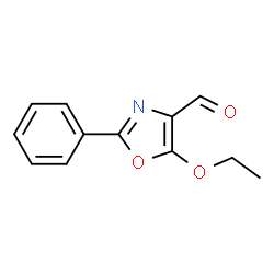 4-Oxazolecarboxaldehyde,5-ethoxy-2-phenyl-(9CI) Structure