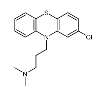 chlorpromazine cation结构式