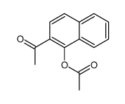 (2-acetylnaphthalen-1-yl) acetate结构式