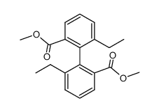 6,6'-Diethyl-2,2'-diphensaeure-dimethylester Structure