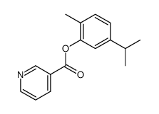 5-isopropyl-o-tolyl nicotinate structure