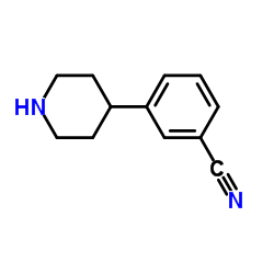 3-piperidin-4-ylbenzonitrile structure