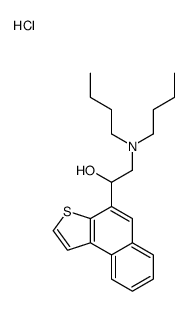 (2-benzo[e][1]benzothiol-4-yl-2-hydroxyethyl)-dibutylazanium,chloride Structure