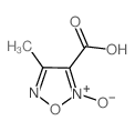 4-methyl-2-oxido-1-oxa-5-aza-2-azoniacyclopenta-2,4-diene-3-carboxylic acid结构式