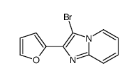 3-bromo-2-(furan-2-yl)imidazo[1,2-a]pyridine Structure