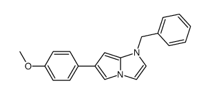 1H-Pyrrolo(1,2-a)imidazole, 1-benzyl-6-(p-methoxyphenyl)- picture