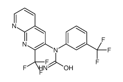 Urea, N-[2-(trifluoromethyl)-1,8-naphthyridin-3-yl]-N-[3-(trifluoromethyl)phenyl]- (9CI) structure