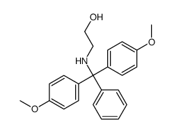 2-[[bis(4-methoxyphenyl)-phenylmethyl]amino]ethanol结构式
