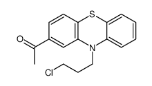1-[10-(3-chloropropyl)-10H-phenothiazin-2-yl]ethan-1-one Structure