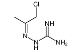 3-(2-chloro-1-methylethylidene)carbazamidine structure