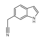 1H-吲哚-6-乙腈结构式