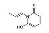 6-Hydroxy-1-((Z)-propenyl)-1H-pyridine-2-thione结构式