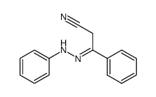 3-phenyl-3-phenylhydrazono-propionitrile Structure