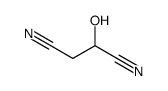 2-hydroxybutanedinitrile Structure
