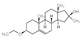 Androst-5-en-16b-ol, 3b-ethoxy-16-methyl- (7CI,8CI) structure