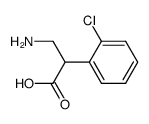 3-Amino-2-(2-chlor-phenyl)-propionsaeure结构式