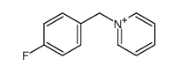 1-[(4-fluorophenyl)methyl]pyridin-1-ium Structure