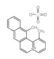 1,13-dimethylnaphtho[2,3-a]quinolizin-5-ium,perchlorate结构式