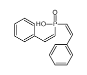 Bis(2-phenylvinyl)phosphinic acid结构式