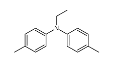 N-ethyl-4-methyl-N-(4-methylphenyl)aniline结构式