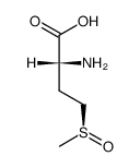 (S-(R*,S*))-2-Amino-4-(methylsulfinyl)butanoic acid Structure