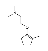 dimethyl-[2-(2-methyl-cyclopent-1-enyloxy)-ethyl]-amine结构式