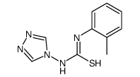 1-(2-methylphenyl)-3-(1,2,4-triazol-4-yl)thiourea结构式