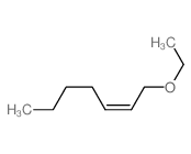 (Z)-1-ethoxyhept-2-ene Structure