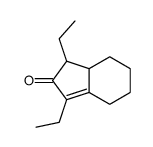 1,3-diethyl-1,4,5,6,7,7a-hexahydroinden-2-one结构式