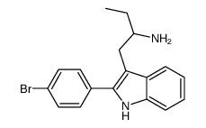 3-(2-Aminobutyl)-2-(p-bromophenyl)-1H-indole Structure