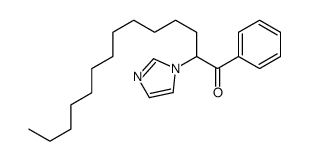 2-imidazol-1-yl-1-phenyltetradecan-1-one结构式