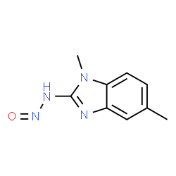 1H-Benzimidazol-2-amine,1,5-dimethyl-N-nitroso-(9CI) structure